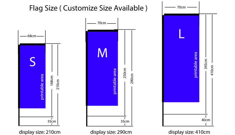 Rectangle Flying Flag Banner